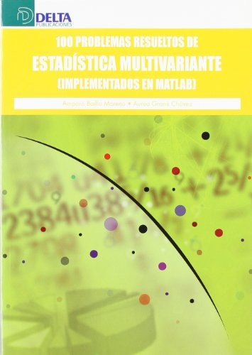Tapa de 100 Problemas resueltos de estadística multivariante: implementados en MATLAB