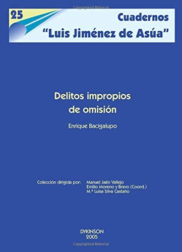 Tapa de Delitos impropios de omisión