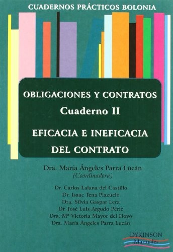 Tapa de Eficacia e ineficacia del contrato