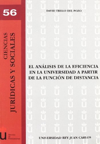 Tapa de El análisis de la eficiencia en la universidad a partir de la función de distancia