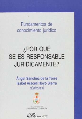 Tapa de Fundamentos de conocimiento jurídico : por qué se es responsable jurídicamente?
