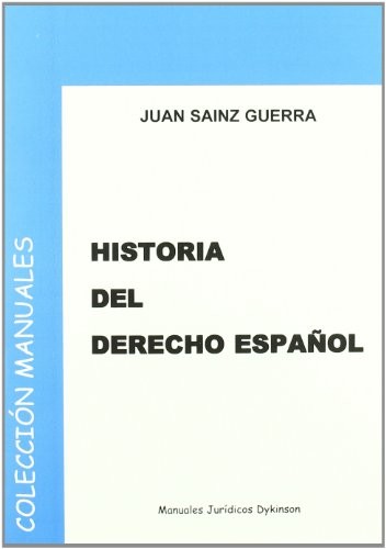 Tapa de Historia del derecho español