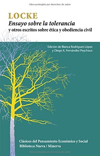 Tapa de Ensayo sobre la tolerancia y otros escritos sobre ética y obediencia civil