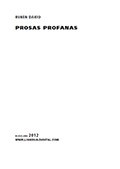 Tapa de Prosas profanas