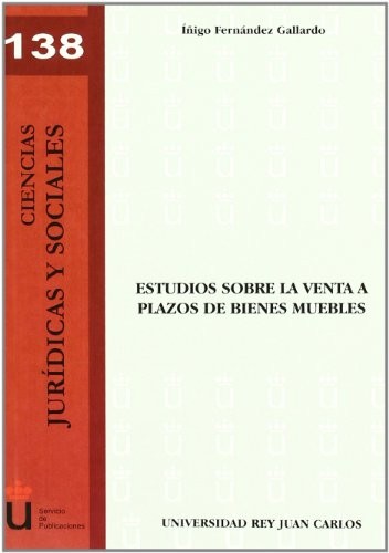Tapa de Estudios sobre la venta a plazos de bienes muebles