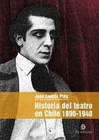 Tapa de Historia del teatro en Chile 1890-1940