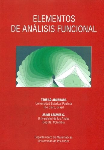 Tapa de Elementos de análisis funcional