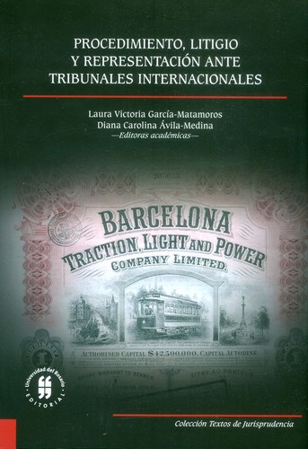 Tapa de Procedimiento, litigio y representación ante tribunales intenacionales