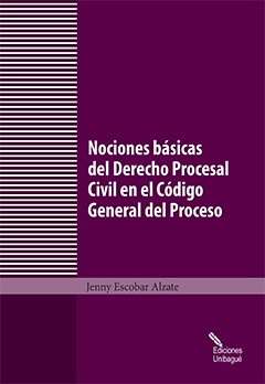 Tapa de Nociones básicas del derecho procesal civil en el código general del proceso