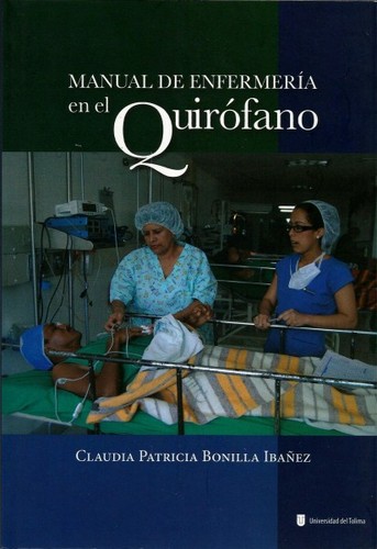 Tapa de Manual de enfermería en el quirófano