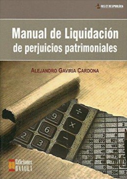 Tapa de Manual de liquidación de perjuicios patrimoniales