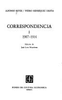 Tapa de Correspondencia I : 1907-1914