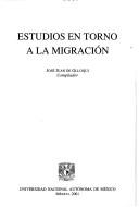 Tapa de Estudios en torno a la migración