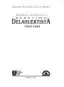 Tapa de Personajes y escenarios de la rebelión delahuertista, 1923-1924