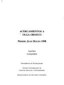 Tapa de Acercamientos a Olga Orozco : premio Juan Rulfo 1998