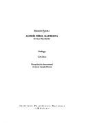 Tapa de Andrés Pérez, maderista novela precursora