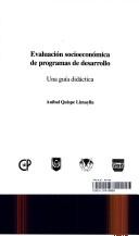Tapa de Evaluación socioeconómica de programas de desarrollo : una guía didáctica