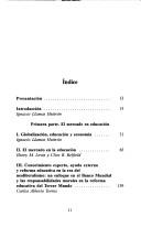 Tapa de El mercado en educación y situación de los docentes